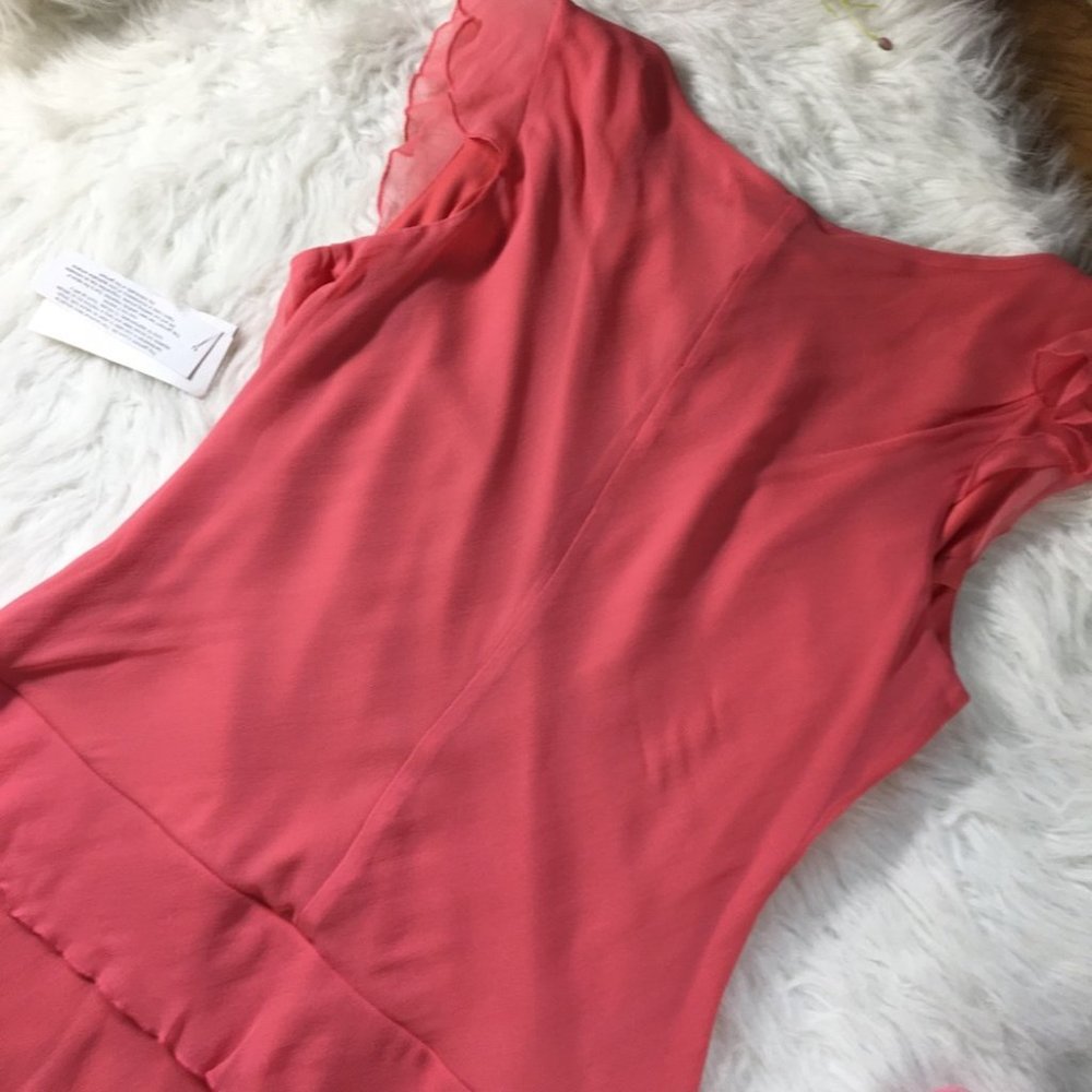 HI STUDIO Asymmetrical Ruffles Hem Dress (W1-180) ⁂ - Picture 8 of 10